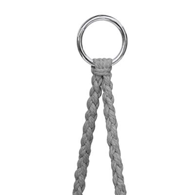 VidaXL Hangstoel 80 cm grijs