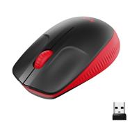 Wireless muis Logitech 910-005908 Rood Zwart/Rood - thumbnail
