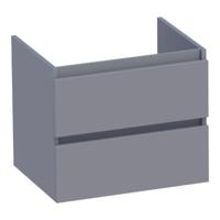 Brauer Joy - Onderkast - 60 cm - met 2 Softclose Lades Greeploos en 1 Sifon Uitsparing - Mat Grijs - thumbnail