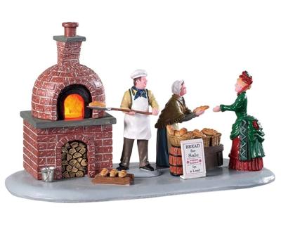 Kerstfiguur Bread bakers 4,5V LEMAX - Lemax