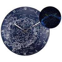 NeXtime ne-3165 wandklok dia. 35 cm, bol glas, &apos;milky way dome&apos; - thumbnail