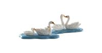 Lemax swans s/2 kerstdorp figuur type 3 2018 - thumbnail