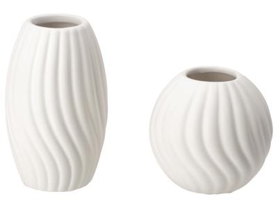 LIVARNO Set van 2 vazen (Wit) LIVARNO Set van 2 vazen (Wit)