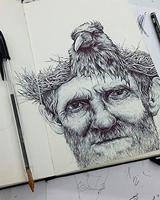 Hahnemuhle Tekenboek D&S Artist - 140 gr Zwart - 80 Vellen - thumbnail