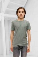 Antony Morato Marrakech Knoopjes T-Shirt Kids Groen - Maat 140 - Kleur: Groen | Soccerfanshop - thumbnail