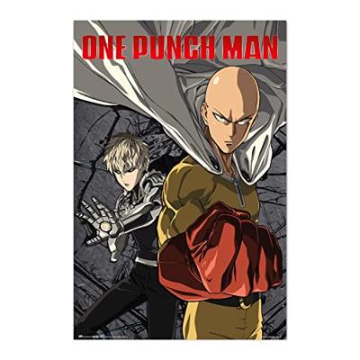 Poster One Punch Man - Saitama vs. Genos 61x91,5cm