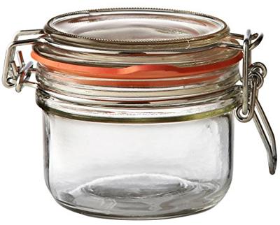 Kilner Clip Top Round pot Cylinder Glas Transparant