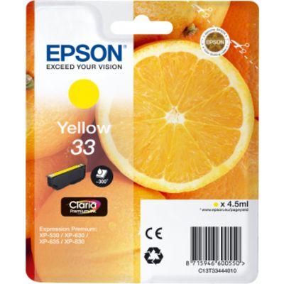 Epson Inktcartridge 33 Origineel Geel C 13 T 33444012