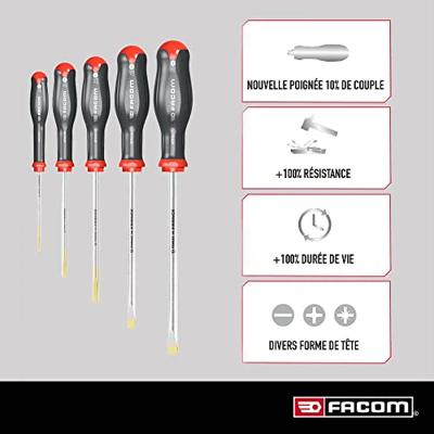 Facom Set van 10 Schroevendraaiers - ATW.J10PB - thumbnail