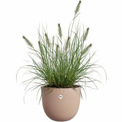 Bloempot - ELHO - Sereh Rond 40 - Bruin - Ø 39 x H 33 cm - 100% gerecycled