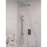 Inbouw Regendouche Set Brauer Chrome Edition Wanduitloop Ronde Hoofddouche 30 cm Met Glijstang Brauer - thumbnail