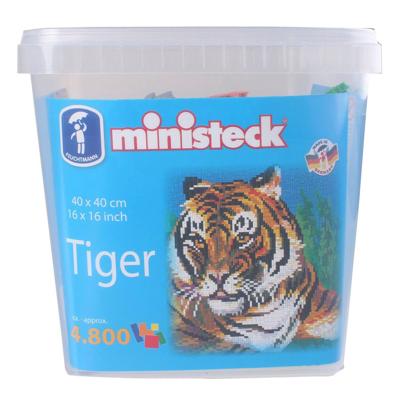 Ministeck tijger xxl eimer - knutselproject voor kinderen vanaf 6 jaar