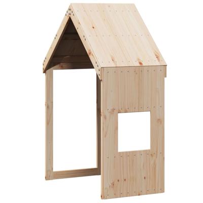 Hoogslaper met bedhuis massief grenenhout 80x200 cm