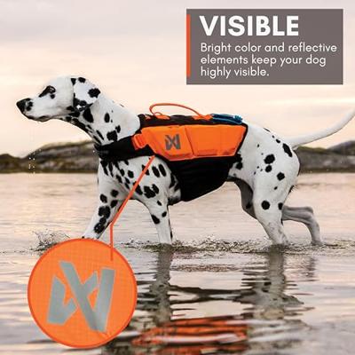 Non-stop dogwear® hondenzwemvest Protector Life Jacket, black/orange, Maat: 5