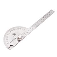 0-180 graden roestvrijstaal Protractor hoek zoeker met 0-145mm arm meten liniaal gereedschap - thumbnail