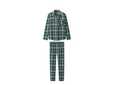 esmara Flanellen dames pyjama (Groen, XS (32/34))