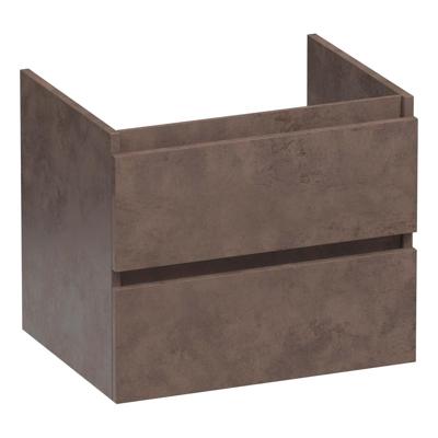 Brauer Joy - Onderkast - 60 cm - met 2 Softclose Lades Greeploos en 1 Sifon Uitsparing - Erosion