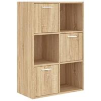 Opbergkast 60x29,5x90 cm bewerkt hout sonoma eikenkleurig - thumbnail