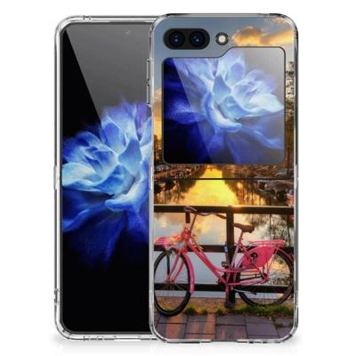 Samsung Galaxy Z Flip 5 | Silliconen Back Cover | Amsterdamse Grachten
