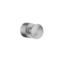 Smedbo House Handdoekhouder - 1.9x1.9x2.5cm - zelfklevend / boren - Massief messing - 2 stuks - Mat chroom RS3455 - thumbnail