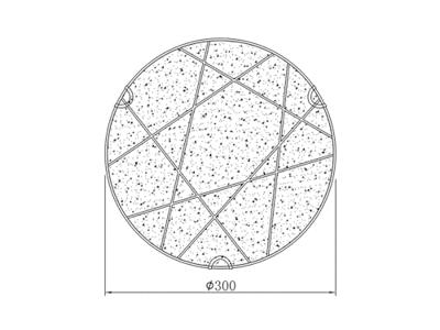 Trio PlafonnièreSandrina 30cm wit - 601200100