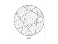 Trio PlafonnièreSandrina 30cm wit - 601200100 - thumbnail