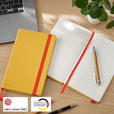 Leitz 44810019 Notitieboek Gelinieerd Geel Aantal paginas: 80 DIN A5