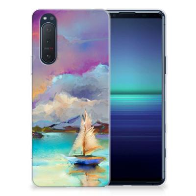 Smartphone hoesje Sony Xperia 5II Boat Smartphone hoesje Sony Xperia 5II Boat