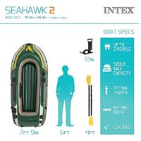 Intex seahawk 2 set - tweepersoons opblaasboot - thumbnail