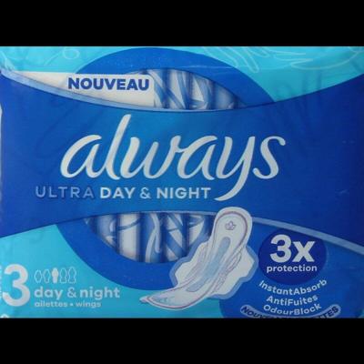 Always Always Maandverband Ultra Day & Night -10 St