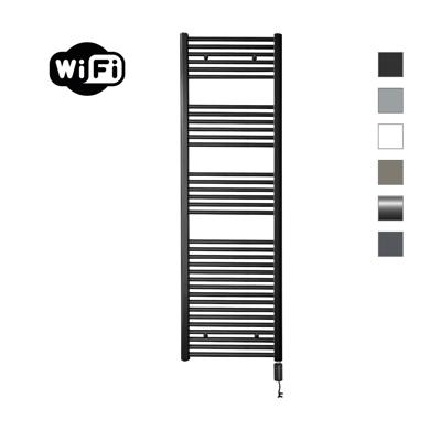 Elektrische Radiator Sanicare HWV Met Wifi 172x60 cm Mat Zwart 1127W Met Thermostaat Zwart Rechtsonder Sanicare Elektrische Radiator Sanicare HWV Met Wifi 172x60 cm Mat Zwart 1127W Met Thermostaat Zwart Rechtsonder Sanicare