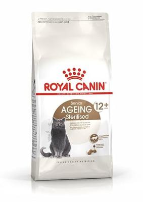 ROYAL CANIN Sterilised Ageing 12+ | dubbelverpakking | 2 x 400 g | compleet voer voor katten | speciaal voor gecastreerde Senior katten vanaf 12 jaar | Voor gewichtsbehoud
