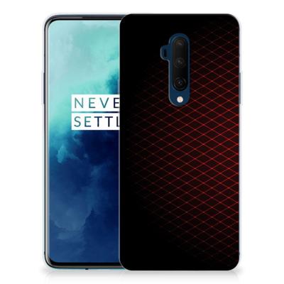 OnePlus 7T Pro | TPU bumper | Geruit Rood OnePlus 7T Pro | TPU bumper | Geruit Rood