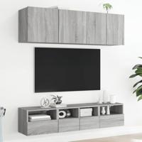 Tv-wandmeubels 2 st 40x30x30 cm bewerkt hout grijs sonoma - thumbnail