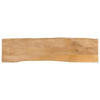 Tafelblad met natuurlijke rand 180x40x3,8 cm massief mangohout Tafelblad met natuurlijke rand 180x40x3,8 cm massief mangohout