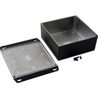 Hammond Electronics 1590KKFLBK Universele behuizing 125 x 125 x 56 Aluminium Zwart 1 stuk(s) - thumbnail
