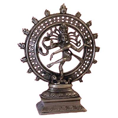 Shiva Nataraj Messing Eénkleurig (20 cm)