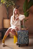 Pip Studio Koffer Tutti i Fiori Blauw - thumbnail