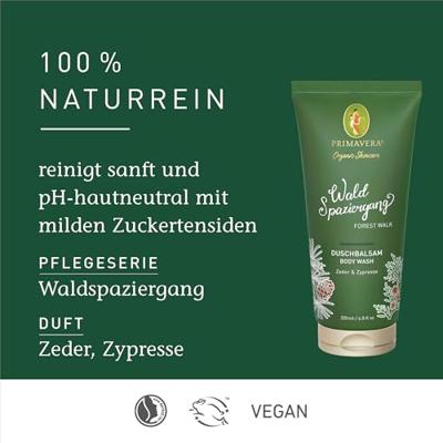 Primavera Forest walk body wash 200 Milliliter