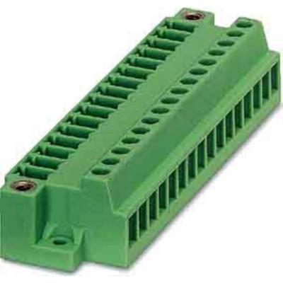 Phoenix Contact 1833030 Female behuizing (board) MCVU Totaal aantal polen: 3 Rastermaat: 3.81 mm Inhoud: 50 stuk(s)