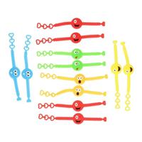 LG-Imports armband lachgezicht kleur, set van 12st. - thumbnail