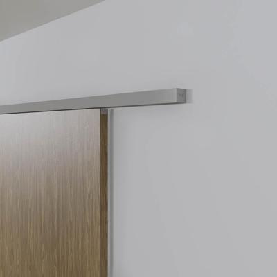 Xperta set 4m rail - alu - wand z. vloerpl. - Enkele deur - inbouw manual fix Xperta set 4m rail - alu - wand z. vloerpl. - Enkele deur - inbouw manual fix