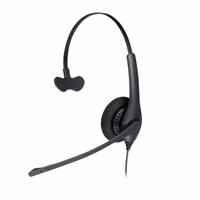 Jabra Biz 1500 QD On-Ear Mono headset met snelkoppeling, kabelhoofdtelefoon met ruisonderdrukkende microfoon en volumepuntbescherming voor tafeltelefoons - thumbnail