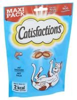 Catisfactions met zalm kattensnack maxi pack 2 x 180 g - thumbnail