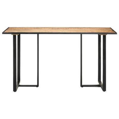 Eettafel 140 cm ruw mangohout Eettafel 140 cm ruw mangohout