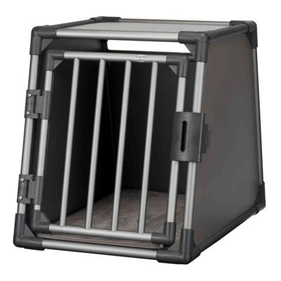 TRIXIE VERVOERSBOX ALUMINIUM GRAFIET M 74X55X61 CM