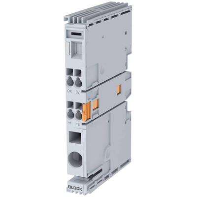 BLOCK EB-GND4 Potentiaal-verzamelklem 4 x 10 A EB-GND4
