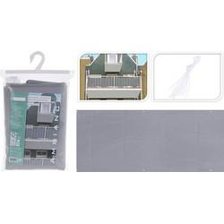 Ambiance balkondoek polyester 76x445cm lichtgrijs