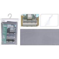 Ambiance balkondoek polyester 76x445cm lichtgrijs - thumbnail