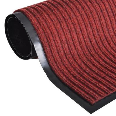 Deurmat PVC 120 x 90 cm (rood) - thumbnail